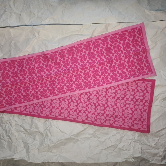 Pink Patterned Scarf - Picture 3 of 6